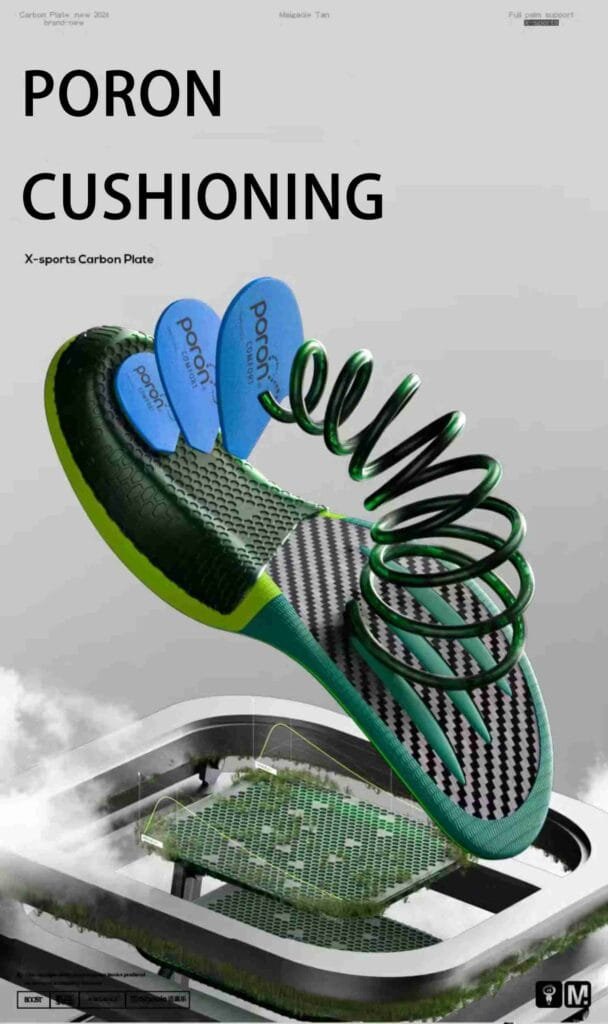 Race specific insoles for marathon full palm real carbon fibre board increasing speed rebound athletic sports running in (3)
