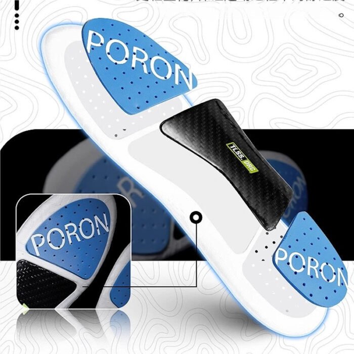 TLSS NANO GRIP Carbon Fiber Soccer Insoles - Anti-Slip, Shock Absorbing & Breathable Sports Insoles - Image 7