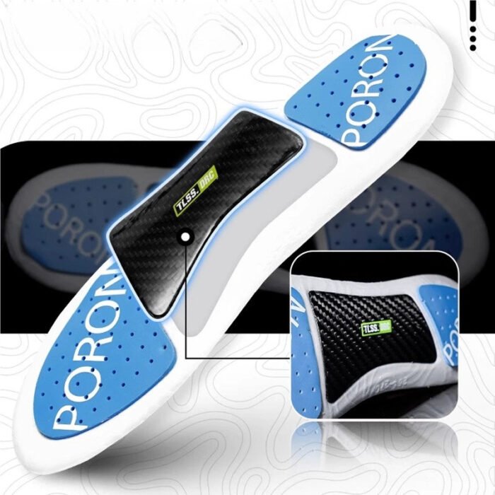 TLSS NANO GRIP Carbon Fiber Soccer Insoles - Anti-Slip, Shock Absorbing & Breathable Sports Insoles - Image 8
