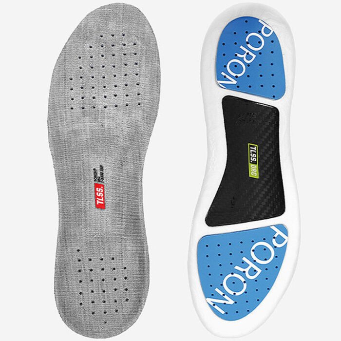 TLSS NANO GRIP Carbon Fiber Soccer Insoles - Anti-Slip, Shock Absorbing & Breathable Sports Insoles