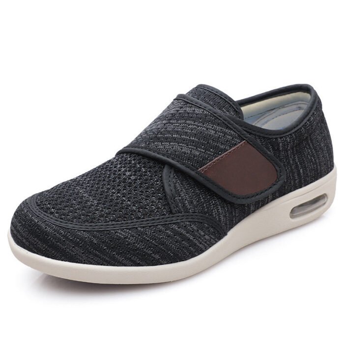 Mens Diabetic Edema Shoes Lightweight Walking Wide Sneakers Plantar Fasciitis Shoes