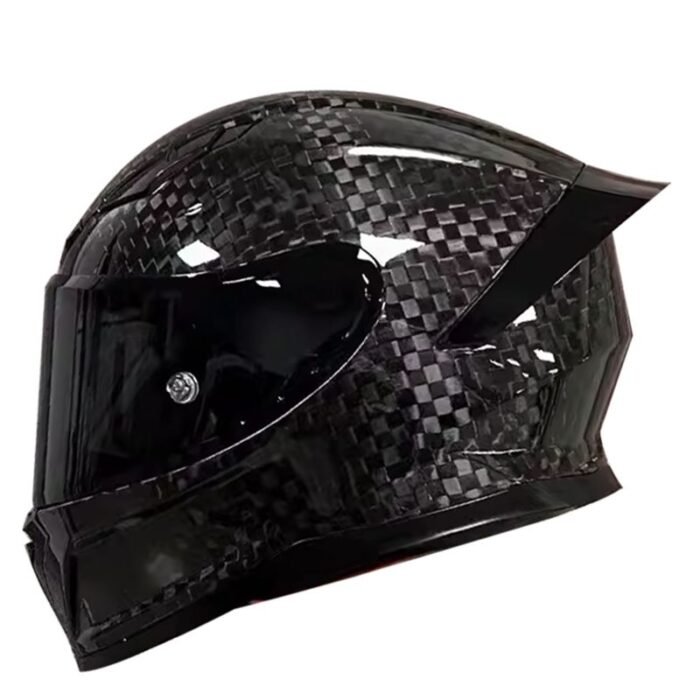 3K Carbon Fiber Full Face Helmet DOT Approved-Carbon Fiber Hard Hat - Image 5
