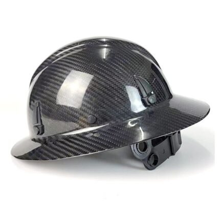 Carbon Fiber Hard Hat – Professional Wide Brim Safety Helmet