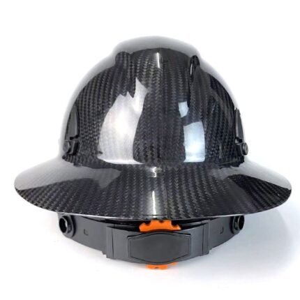 Carbon Fiber Hard Hat – Professional Wide Brim Safety Helmet