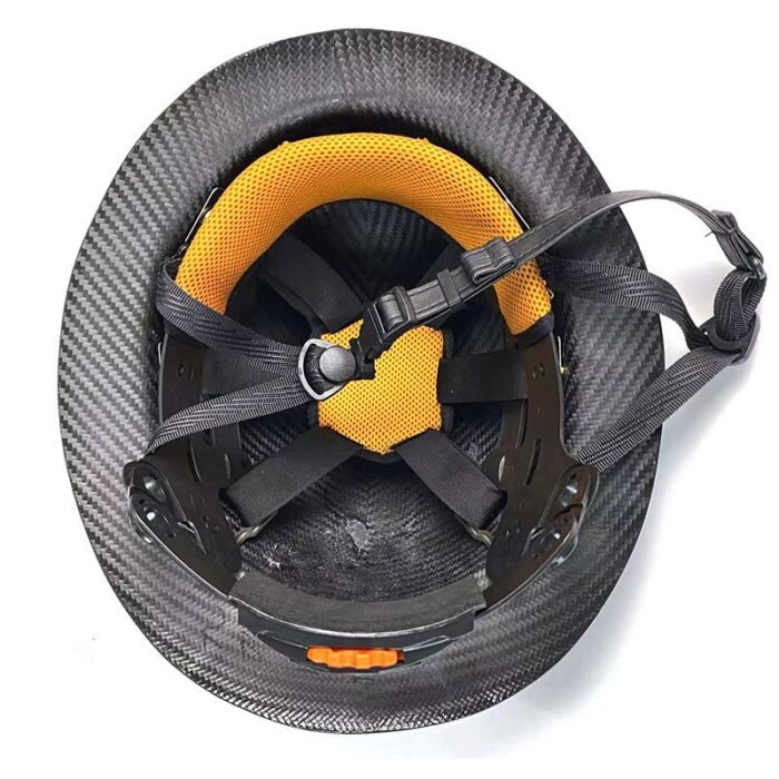 Carbon Fiber Hard Hat – Professional Wide Brim Safety Helmet