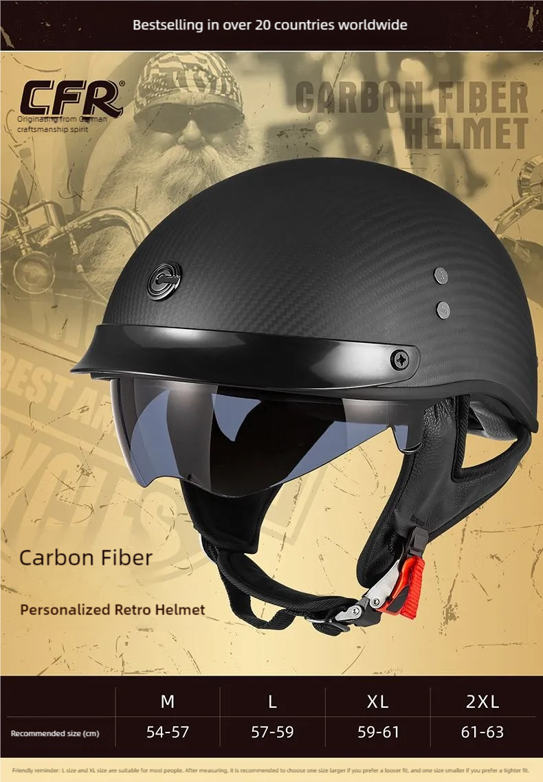 Carbon Fiber Helmet Half Shell–Lightweight Carbon Fiber Hard Hat