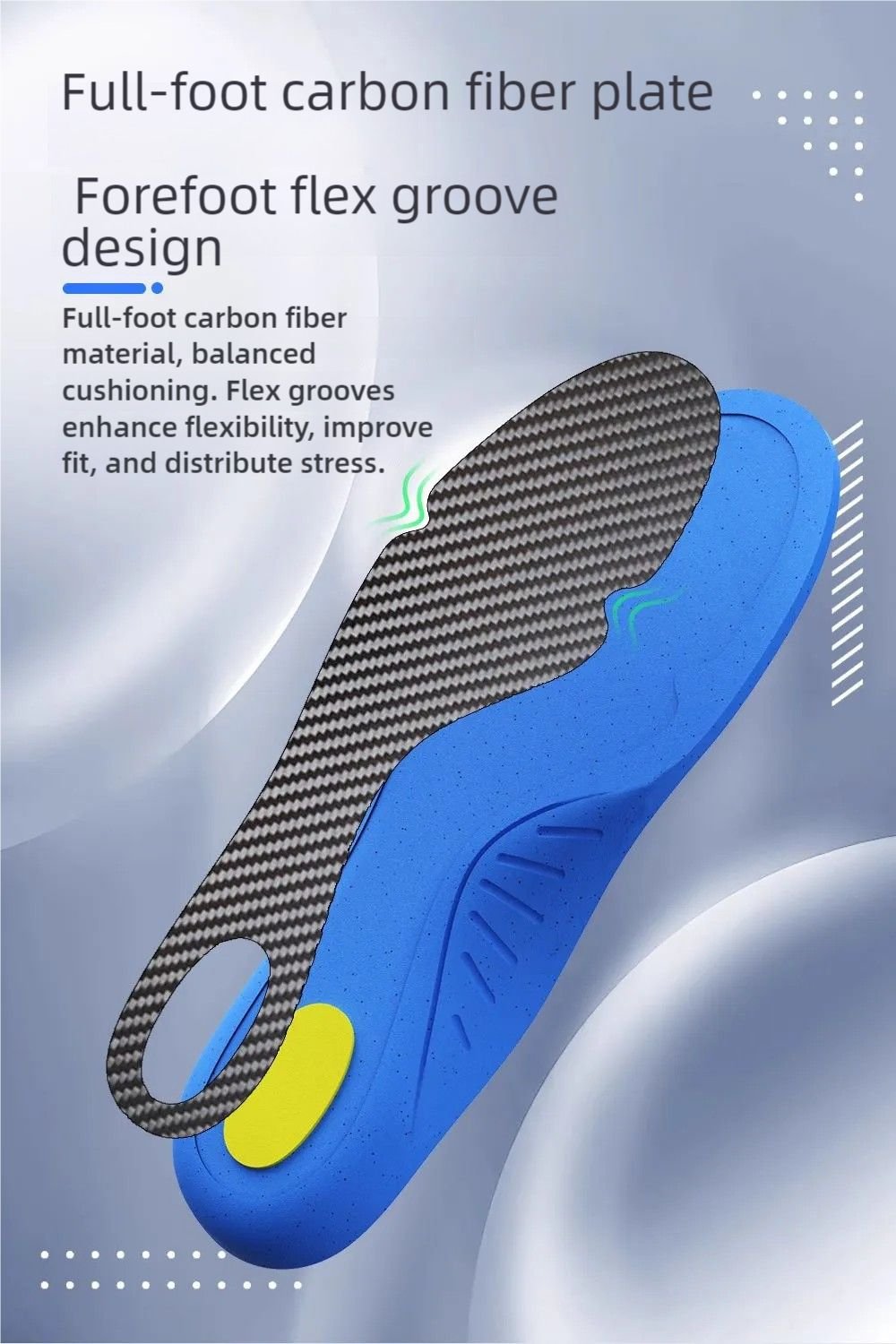 Carbon Fiber Insoles – Lightweight Shock Absorbing Sports Insoles