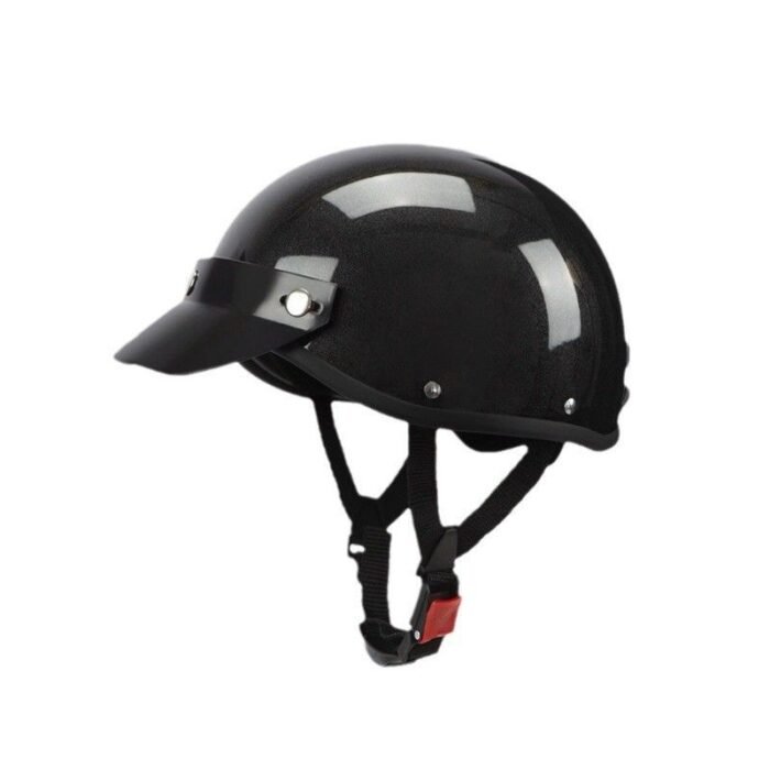 Carbon Fiber Motorcycle Helmet with Built-in Sunshield- DOT Certified - Image 6