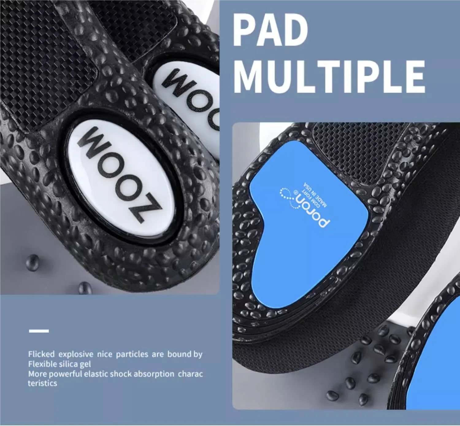 High-Performance Carbon Fiber Insoles with Zoom Cushion