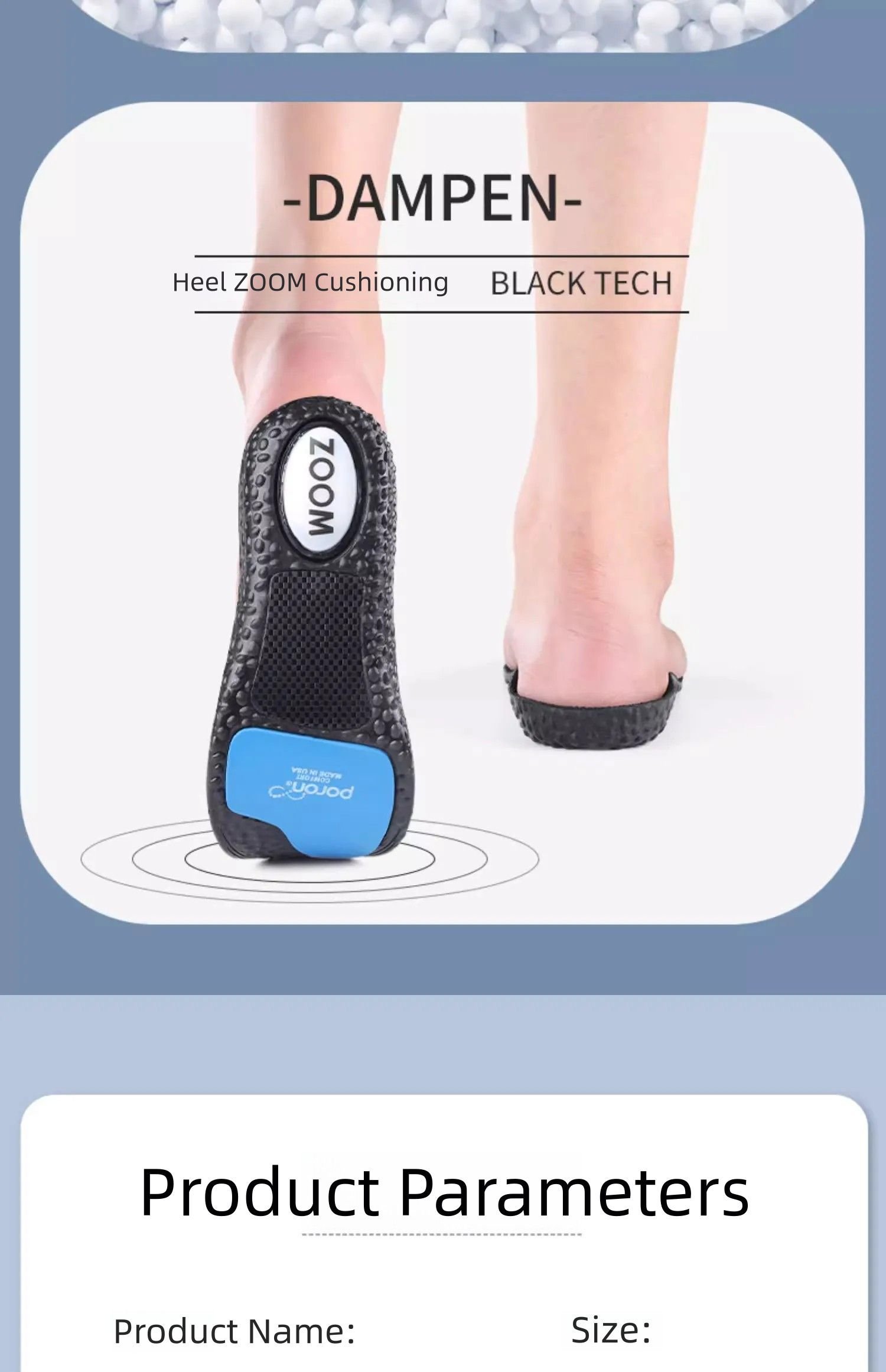High-Performance Carbon Fiber Insoles with Zoom Cushion