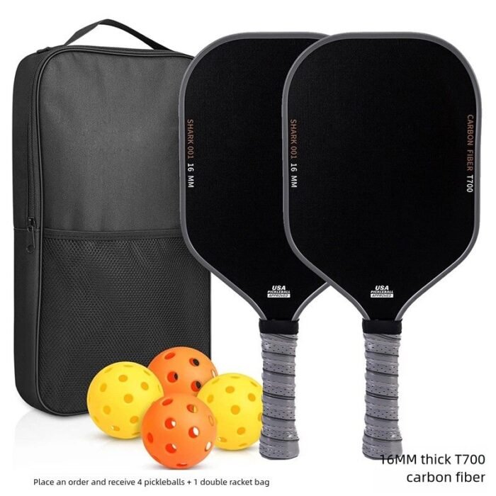 Carbon Fiber Pickleball Racket – USA Pickleball Approved Professional Pickleball Paddle Set - 画像 (2)