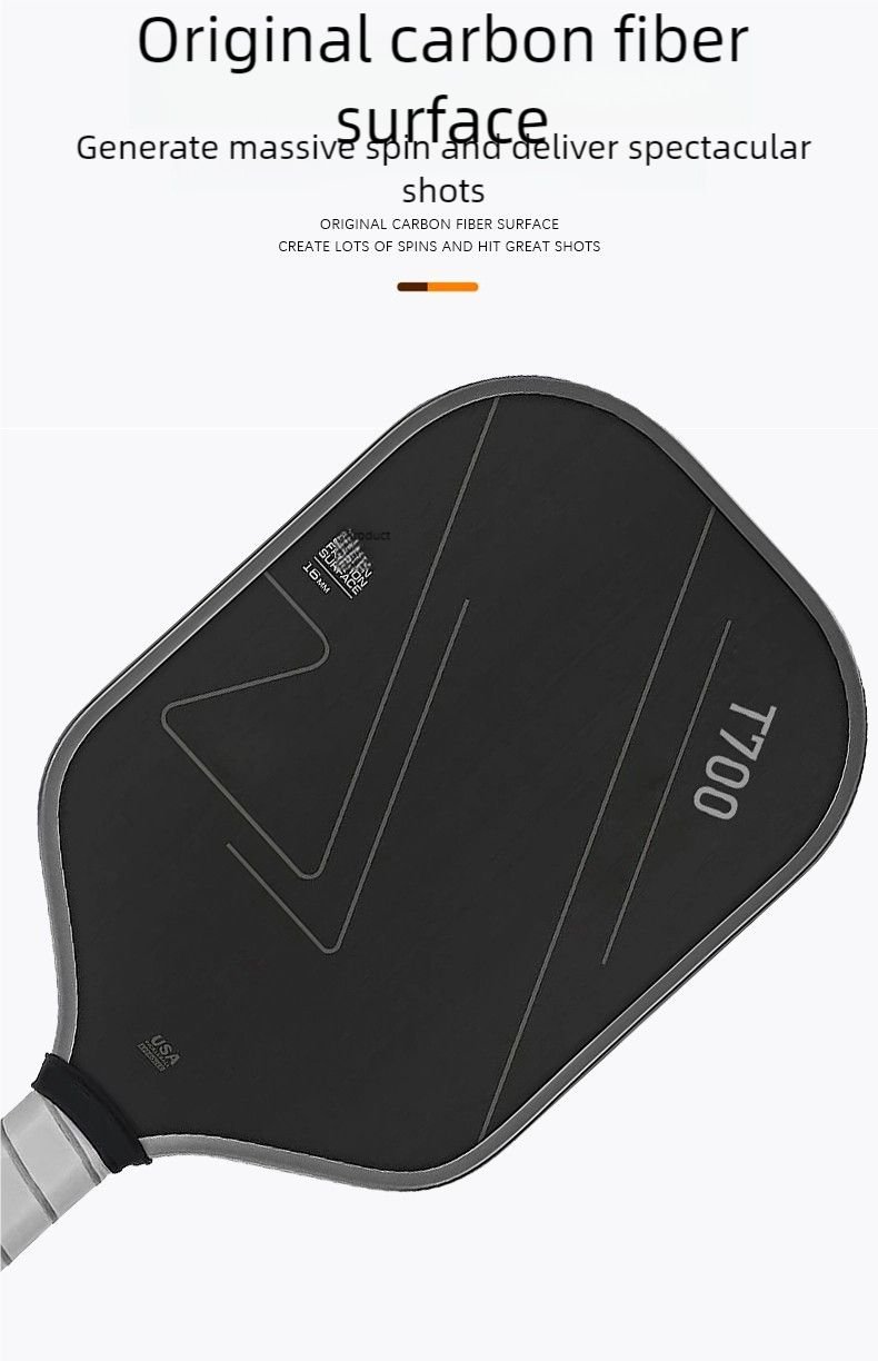 T700 3K Carbon Fiber Pickleball Racket – USA Pickleball Approved Professional Pickleball Paddle Set