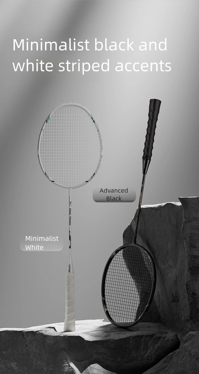 Premium Carbon Fiber Badminton Racket – Lightweight, Durable & Professional Badminton Racket Set for Singles and Doubles Players