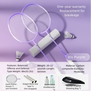 Premium Carbon Fiber Badminton Racket – Lightweight, Durable & Professional