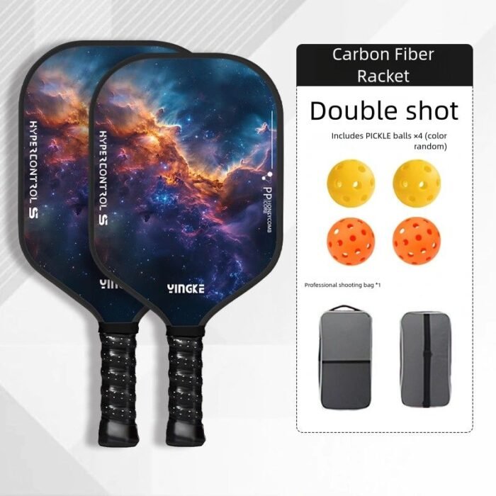 Professional Carbon Fiber Pickleball Racket Set – USA-P Approved Tournament-Grade Pickleball Paddles