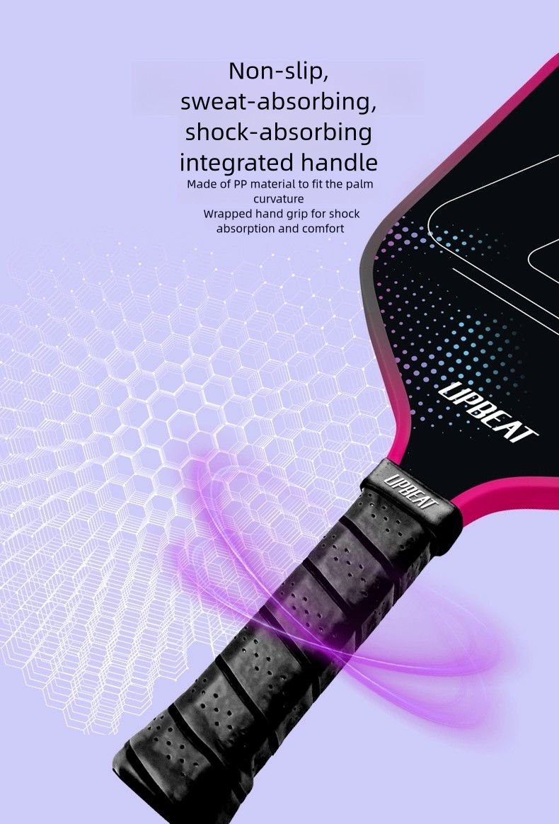 UPBEAT T700 Carbon Fiber Pickleball Racket – Lightweight Professional Pickleball Paddle for Adults, High Durability & Precision Control