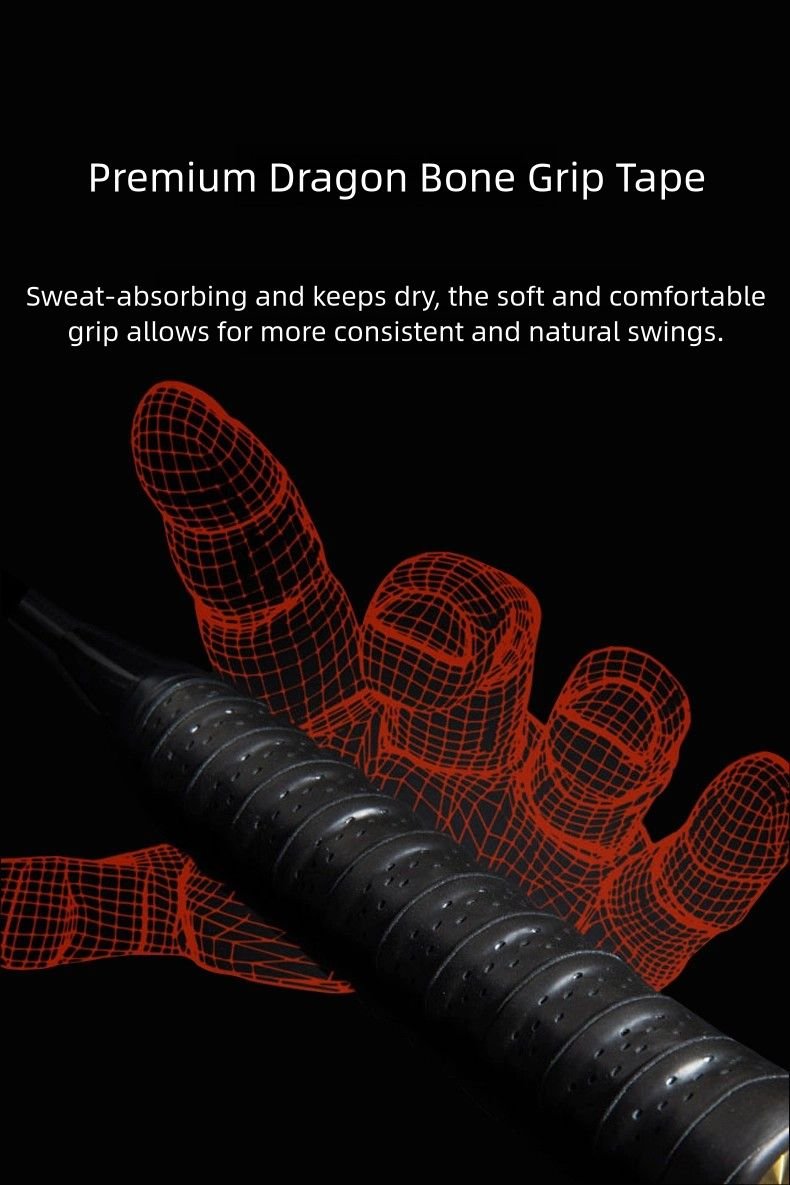 Ultra-Light 5U Carbon Fiber Badminton Racket