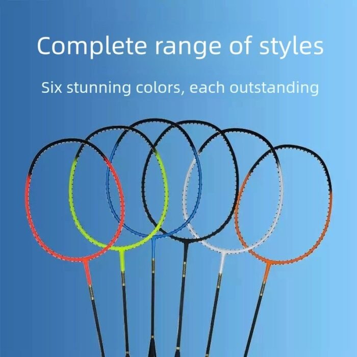 Ultra-Light 5U Carbon Fiber Badminton Racket